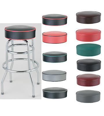 Double Ring Bar Stool - Assembled